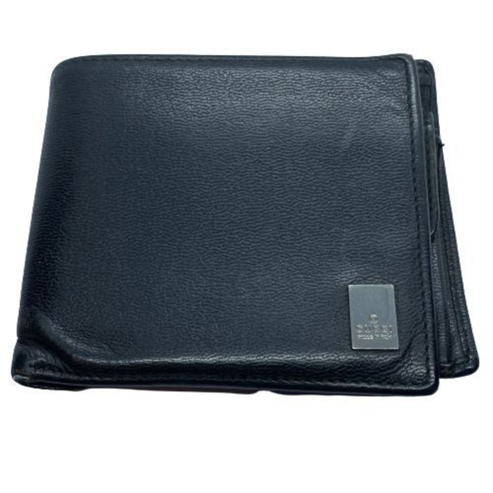 Authentic GUCCI Black Leather Bifold Wallet